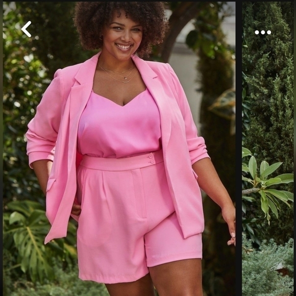 New Pink Blazer With Pockets 2XL Career Formal Y2k Blokecore - Picture 1 of 10